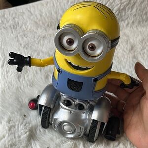 Universal Yellow and Silver Minion Stuffed Toy